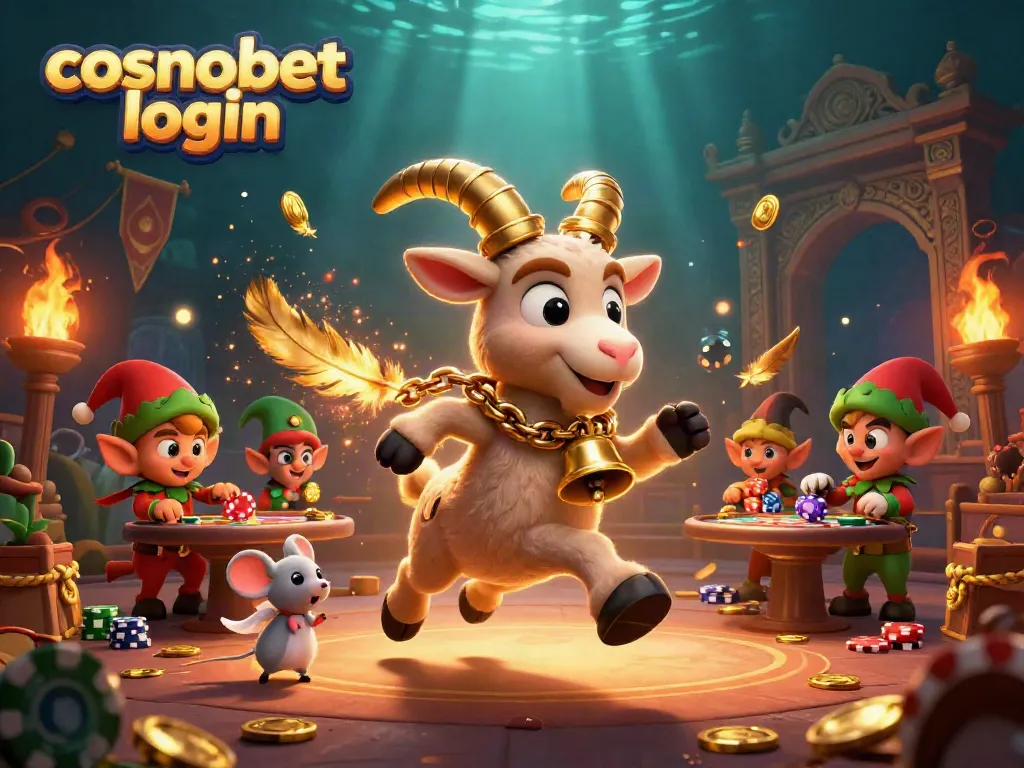 Experience the thrill of cosmobet login in a vibrant casino scene with exciting characters and elements.